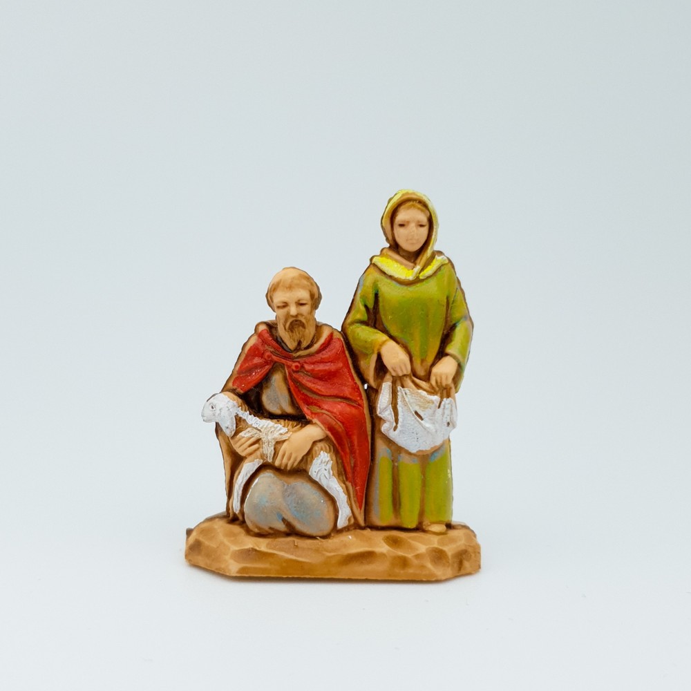 Figura Home i dona amb xai Miniatura per diorama