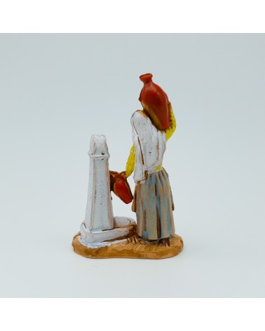 Figure Woman in the Miniature Fountain for diorama