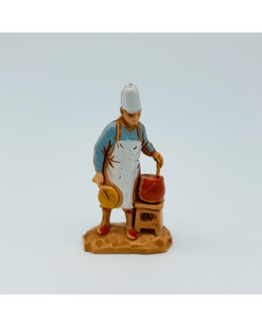Figurine avec Olla Miniature pour diorama