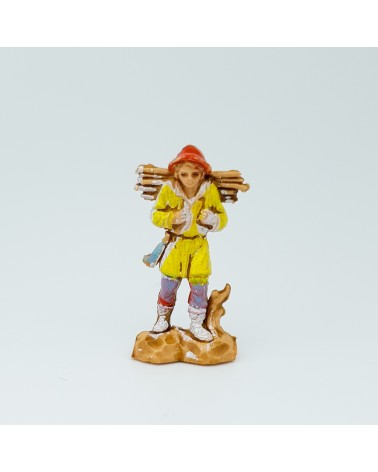 Figura Llenyador amb fardell Miniatura per a diorama
