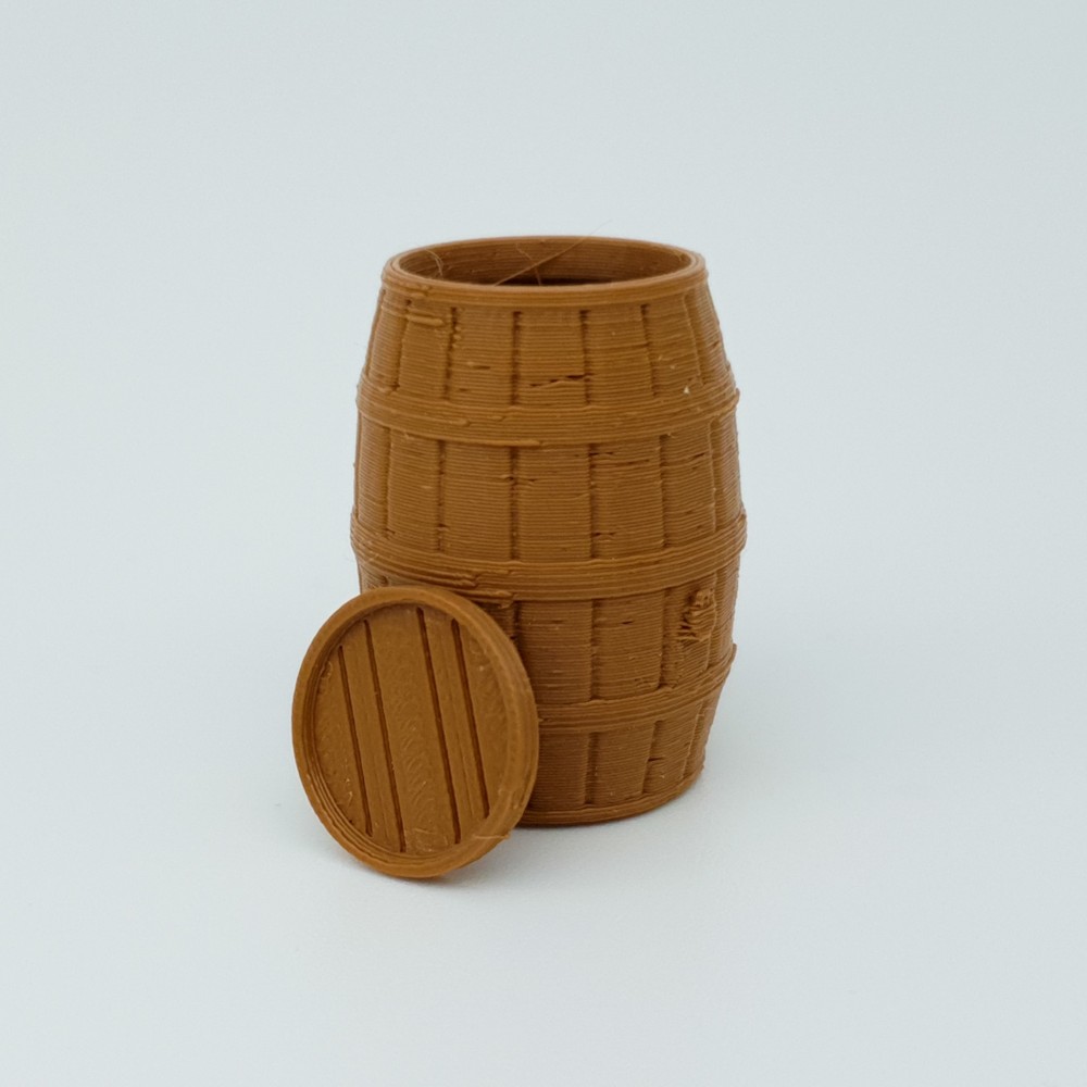 Barrels and shelves