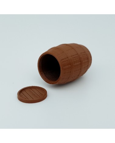 Barrels and shelves
