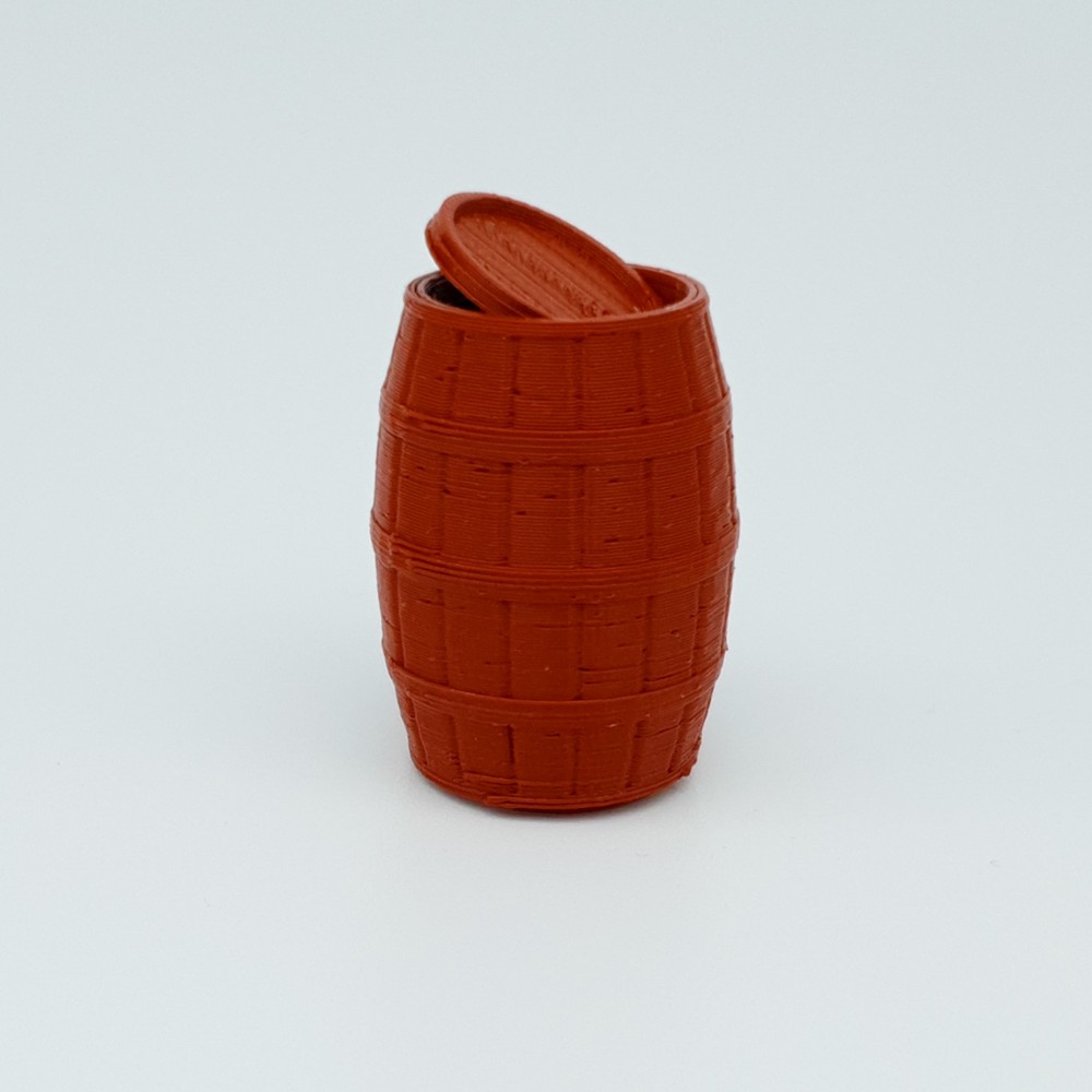 Barrels and shelves