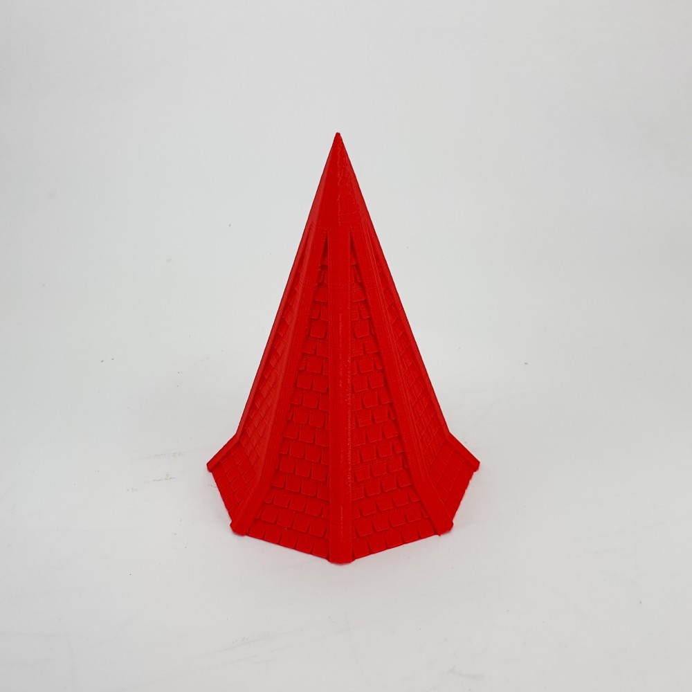 Teulada octagonal allargada