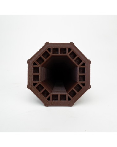 Teulada octagonal allargada