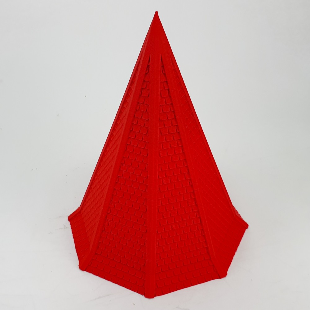 Teulada octagonal allargada