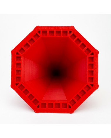 Tejado octagonal alargado