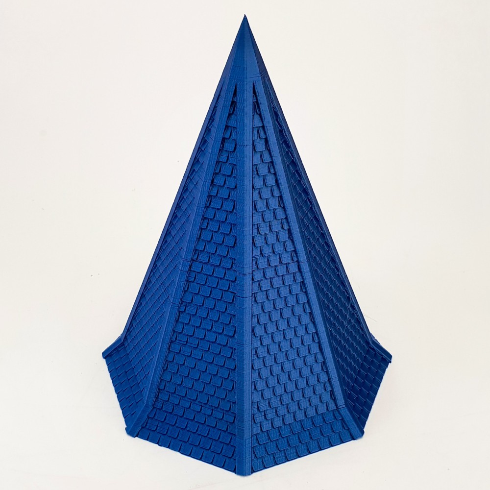 Teulada octagonal allargada