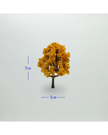 Albero di fiori giallo