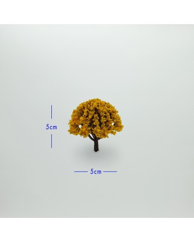 Albero di fiori giallo