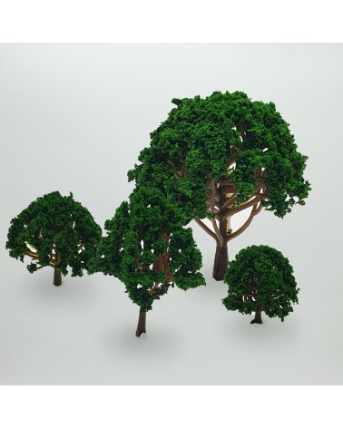 Alberi di fiore verde scuro