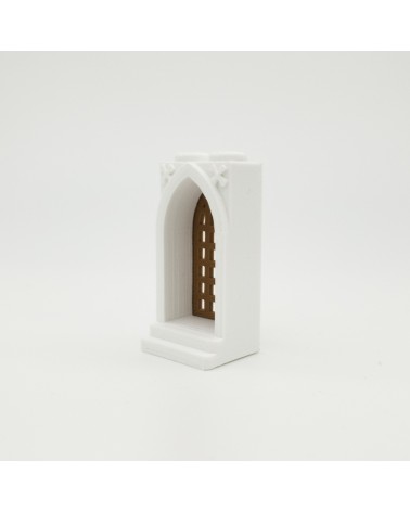 Porta gòtica amb Reja Δ Model NG CASTILLOS Δ JUGATE blocs de plàstic