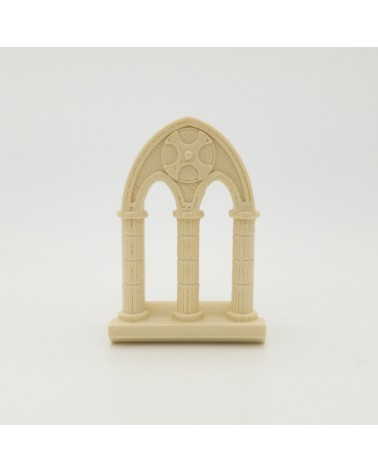 Ventana Gótica 3 Columnas | Maqueta NG CASTILLOS | JUGUETE bloques plástico