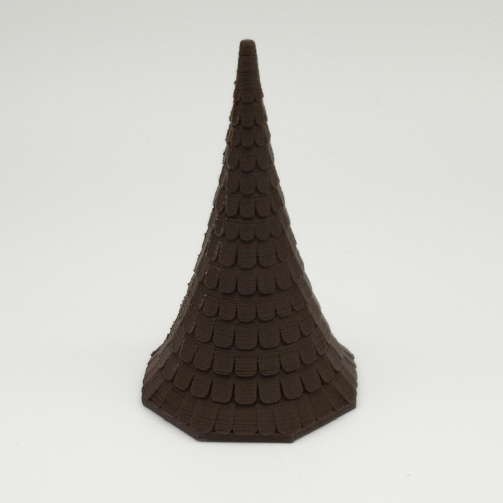 Tejado octagonal alto para trapecio