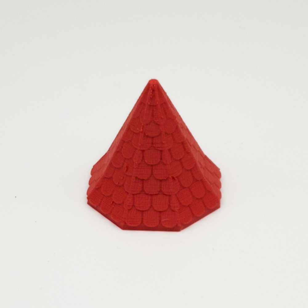 Teulada octagonal baixa per a trapezi