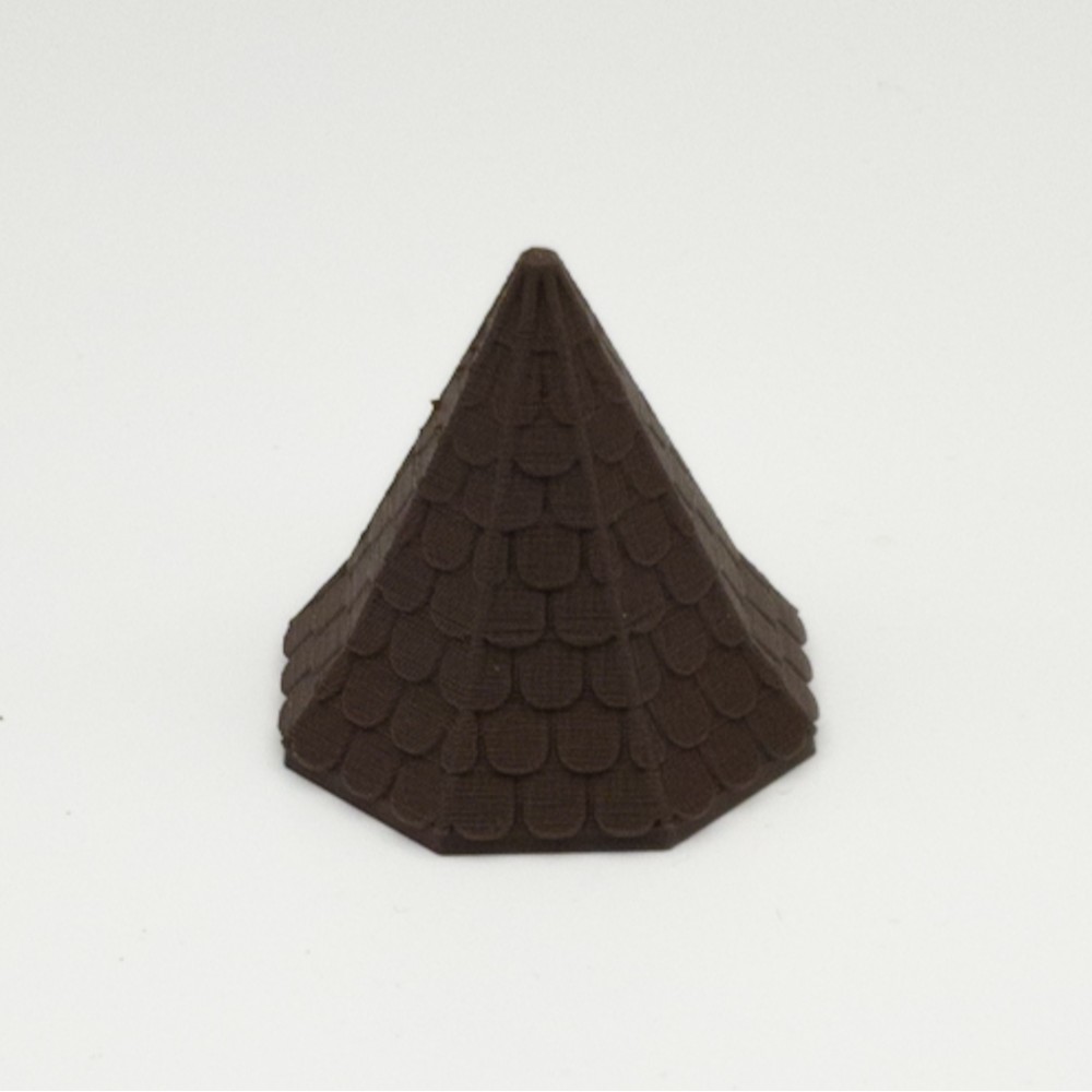 Tejado octagonal bajo para trapecio