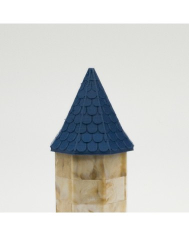 Low octagonal roof for rag