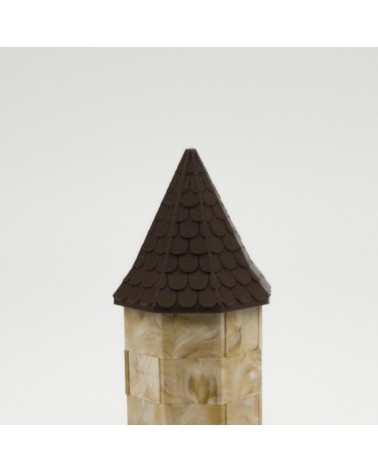 Low octagonal roof for rag