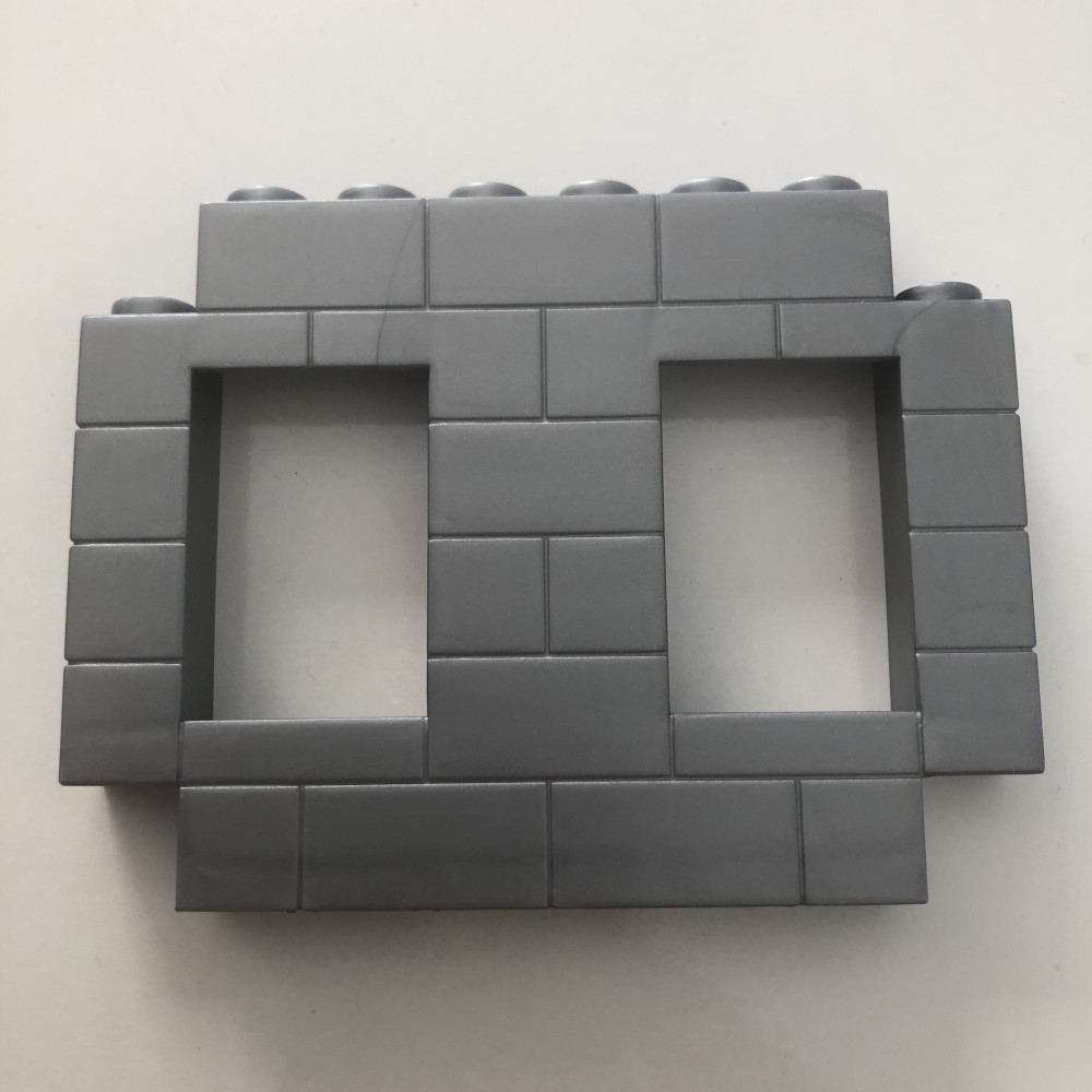 Wand grau Doppelfenster PDJ K