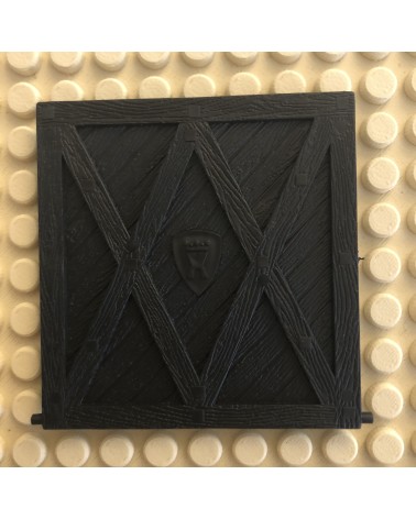 Porte Noire 7x7.5 pour PDJ Pont W
