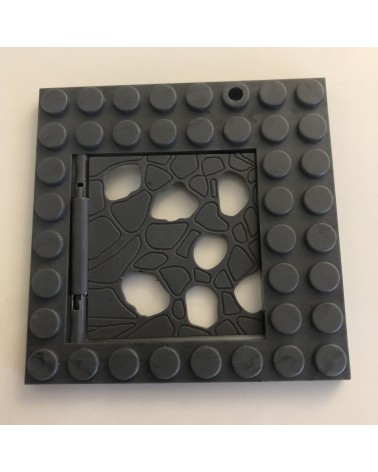 8x8 Platte mit 5x5 Schwarz Dunkelgrau Monster Y