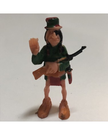 Indian with Exin West Shotgun