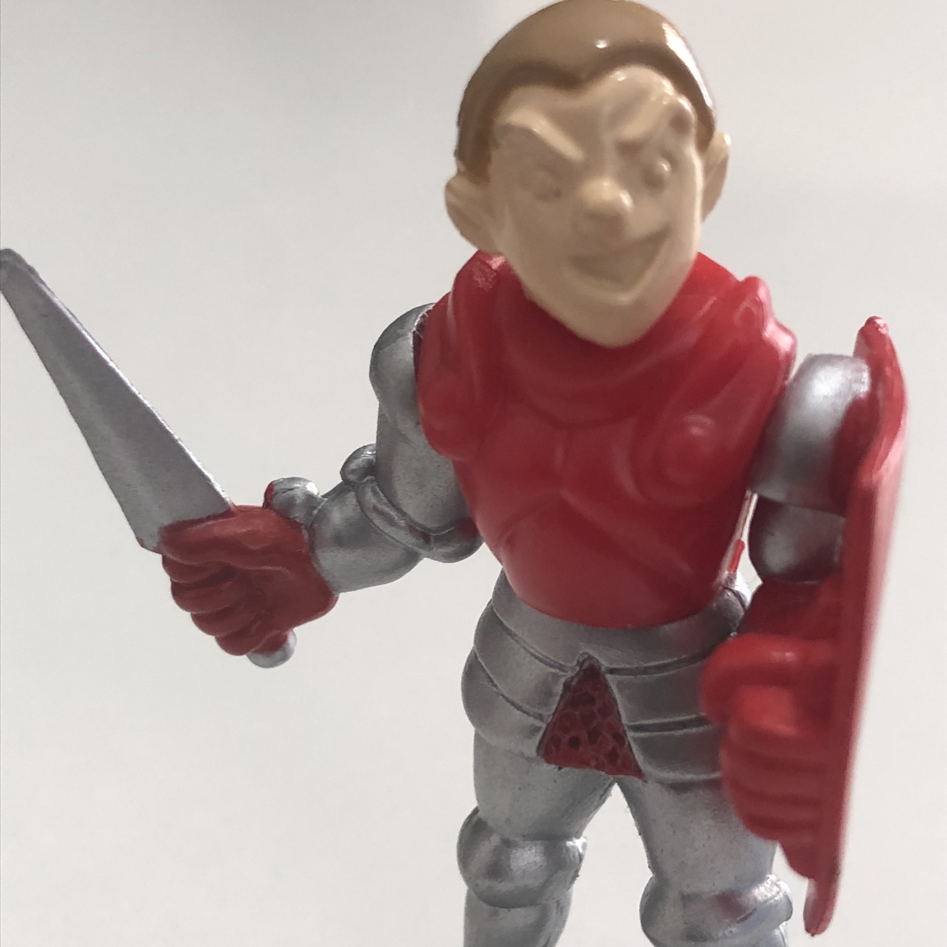 Red soldier with shield and sword