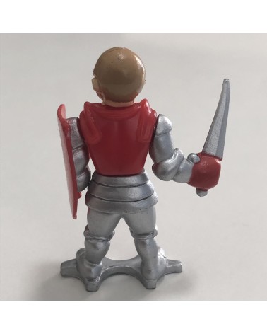 Soldat rouge avec bouclier et épée