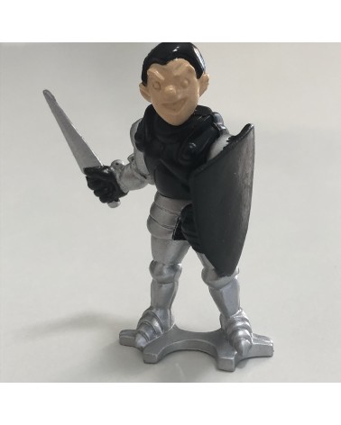 Black soldier with shield and sword