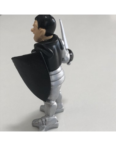 Black soldier with shield and sword