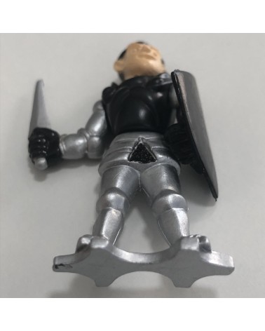 Black soldier with shield and sword