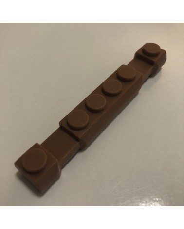 Bricks 1x8 imitation bois en brun PDJ J