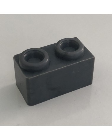 Ladrillos 2x1 en bisel Gris Oscuro de PDJ BM