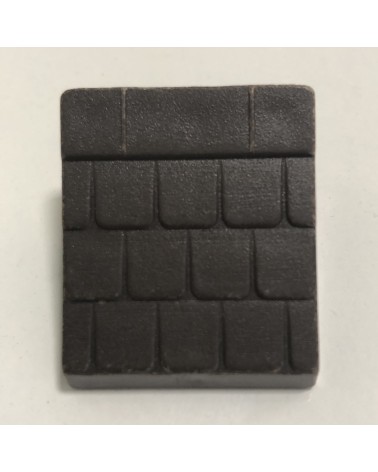 2x2 tilted left dark brown series Exin West