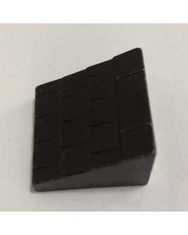 2x2 tilted left dark brown series Exin West