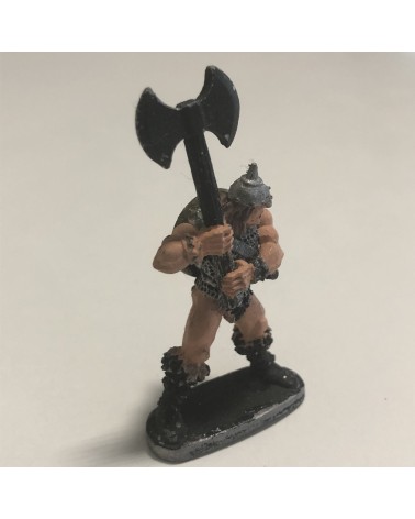Welded barbarian with axe and shield MW