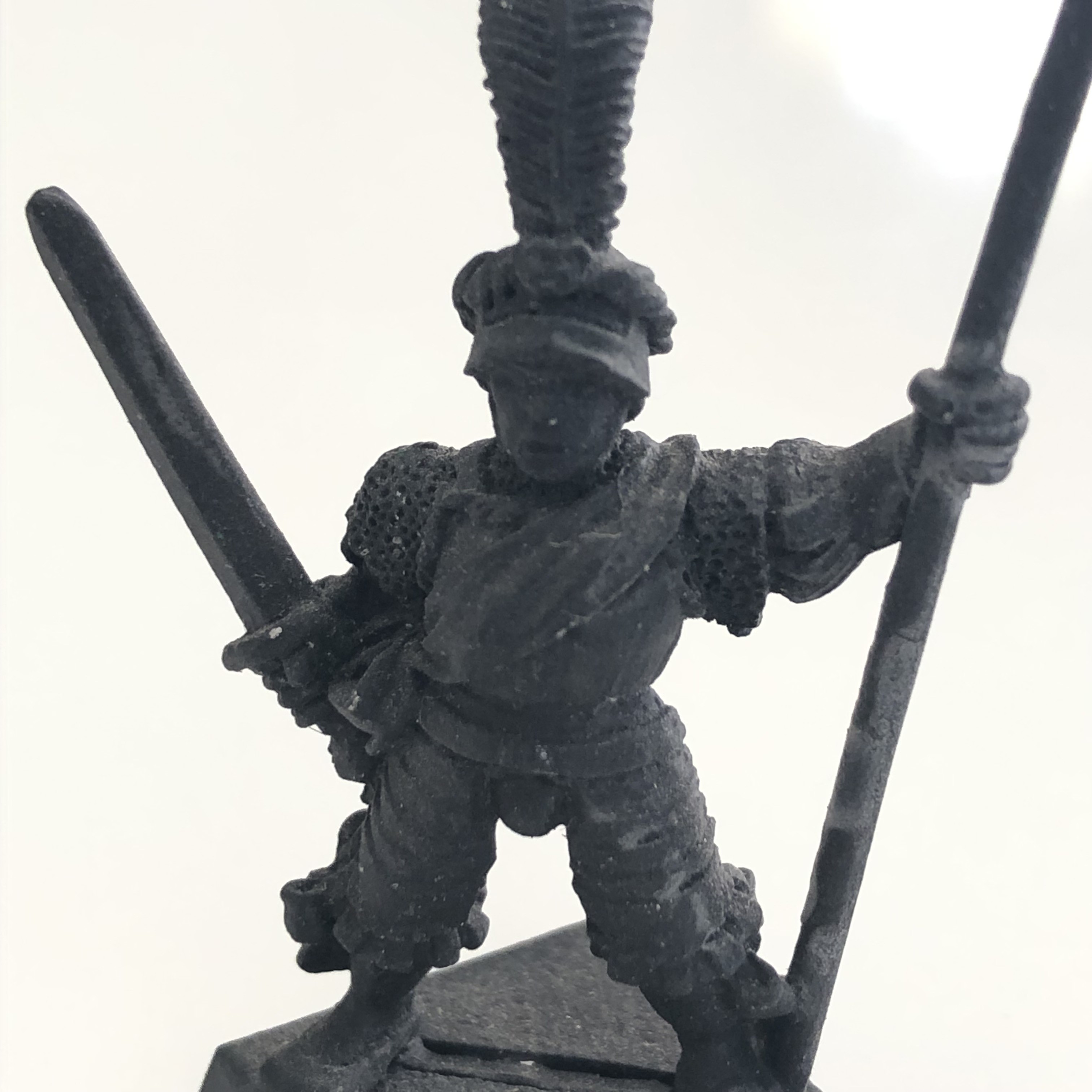 Soldier with sword and banner MAL