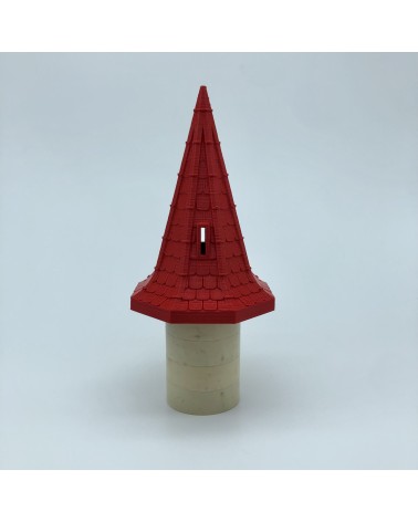 Elongated mixed octagonal roofs
