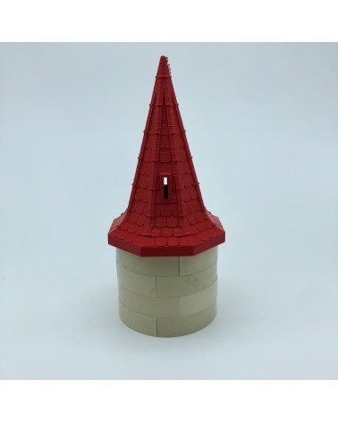 Tejados octagonales mixtos alargados