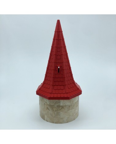 Tejados octagonales mixtos alargados