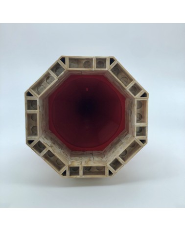 Elongated mixed octagonal roofs