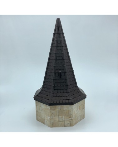 Tejados octagonales mixtos alargados