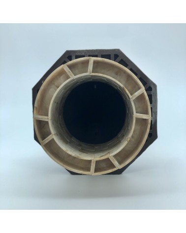 Tejados octagonales mixtos alargados