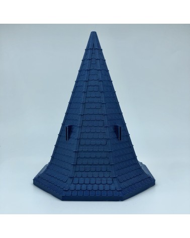 Elongated mixed octagonal roofs