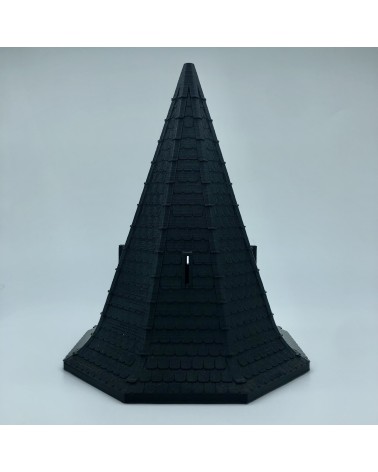 Elongated mixed octagonal roofs
