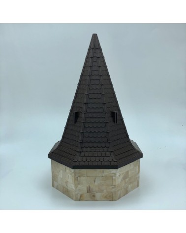 Tejados octagonales mixtos alargados