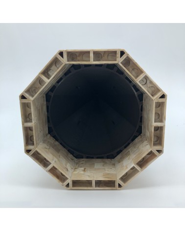 Tejados octagonales mixtos alargados