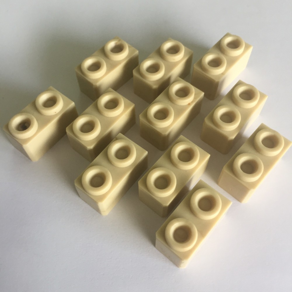 Ladrillos 2x1 en bisel - (10 unidades) de PDJ