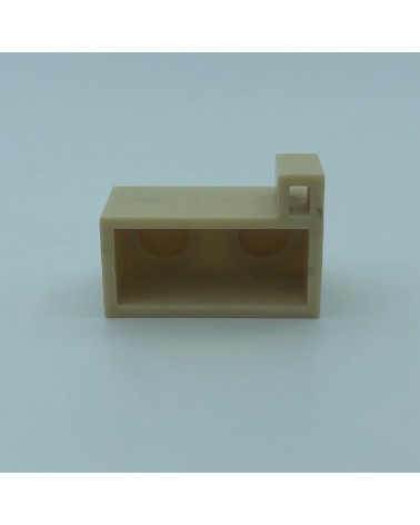 Ladrillo 2x1 con encaje derecho
