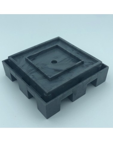Big Square Beehive Dark Grey